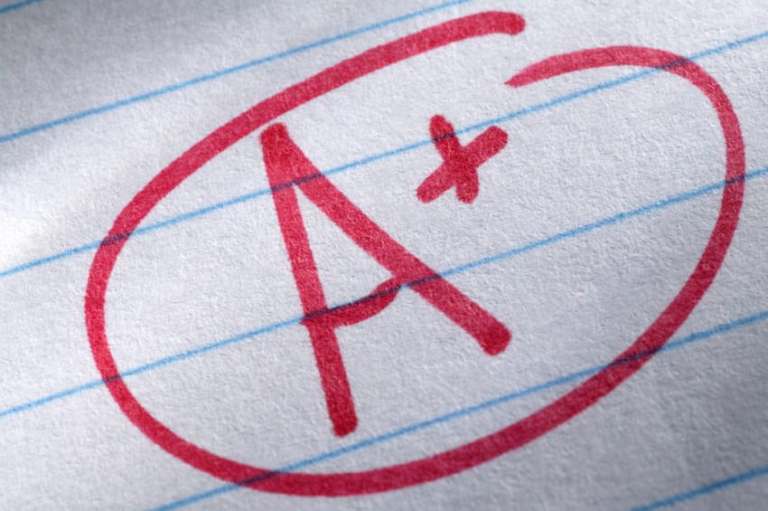 score an A
